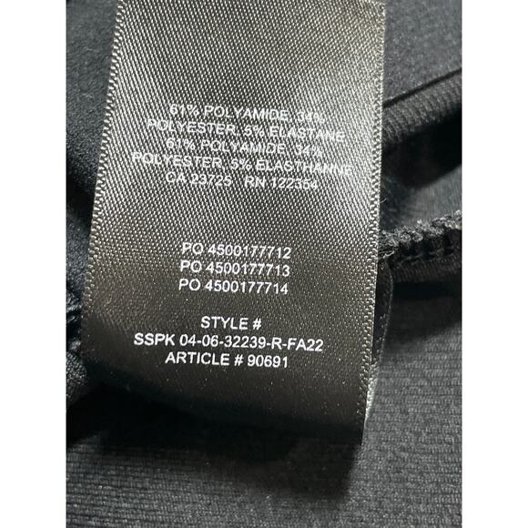 Aritzia Wilfred Women's Black Mid Rise Bootcut Flare Trousers Leggings Pants XS - Picture 7 of 7